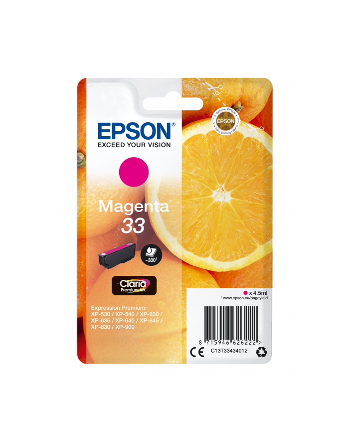 epson Tusz T3343 MAGENTA 4.5ml do XP-5xx/6xx/8xx/9xx główny