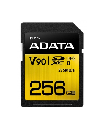 adata SD Premier ONE 256G UHS 2/U3/CL10 275/155MB/s nr 1