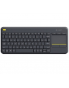 logitech K400+ Bezprzewodowa dotykowa klawiatura czarna CZ 920-007151 - nr 1