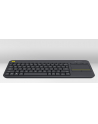 logitech K400+ Bezprzewodowa dotykowa klawiatura czarna CZ 920-007151 - nr 9