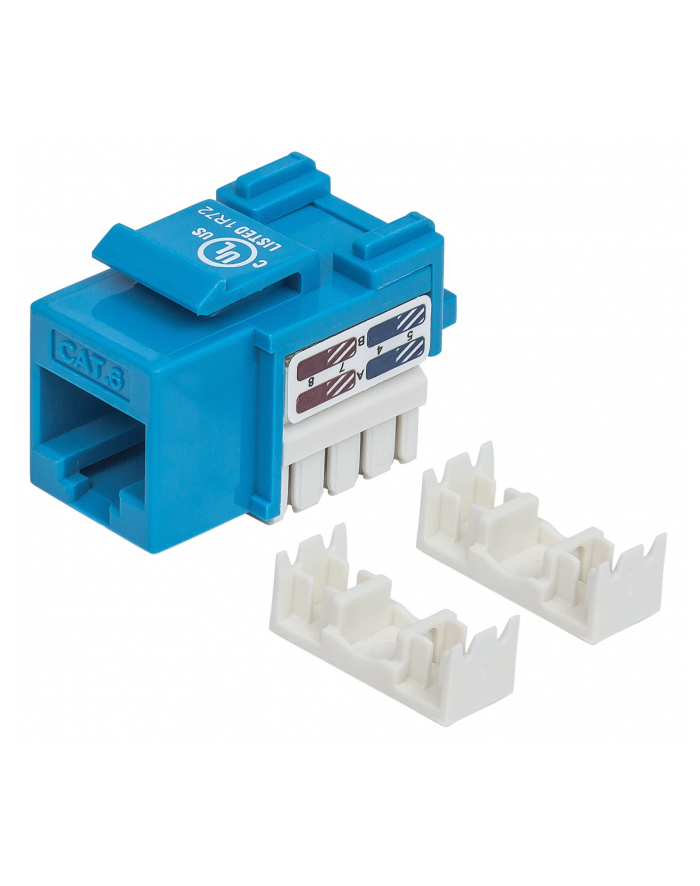 intellinet Moduł Keystone Cat6 UTP RJ45 zaciskany niebieski główny