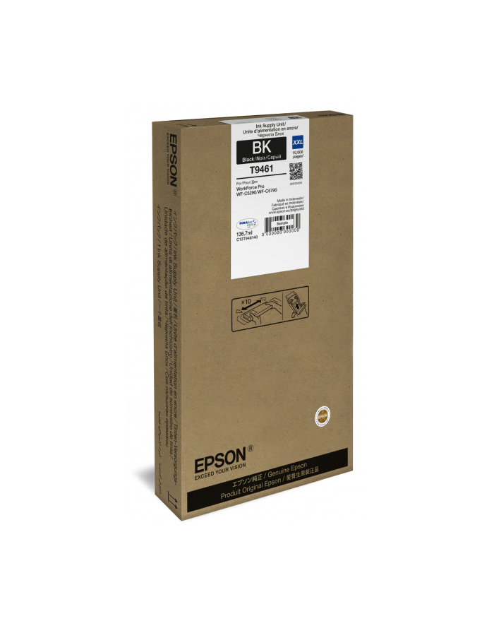 epson Tusz T9461 CZARNY 136.7 ml do serii WF-C5xx 10000 stron główny