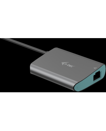 i-tec USB-C Metal HUB z adapterem Gigabit Ethernet 1x USB-C do RJ-45, 10/10/1000 Mbps 1x port USB 3.0 nr 2