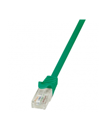 logilink Patch Cable CAT.5e U/UTP, 0.5m, zielony