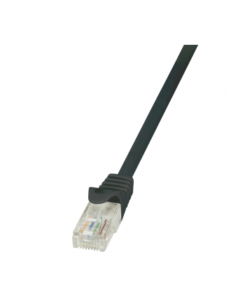 logilink Patch Cable CAT.5e U/UTP, 1m, czarny