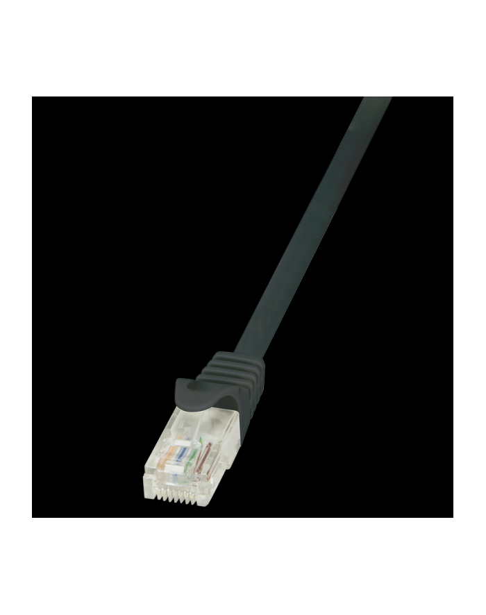 logilink Patch Cable CAT.5e U/UTP, 1.5m, czarny główny