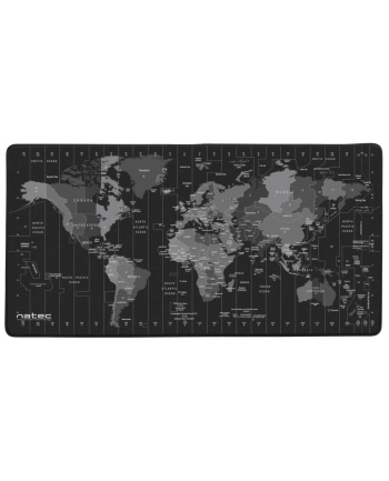 natec Podkładka pod mysz Time zone Map Maxi 800x400 nr 1
