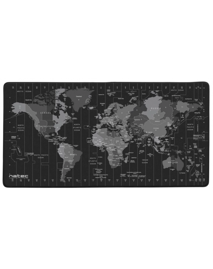 natec Podkładka pod mysz Time zone Map Maxi 800x400 główny
