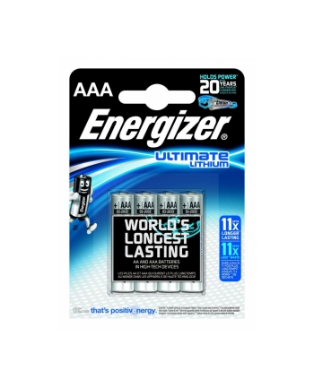 energizer Bateria Ultimate Lithium Litowa AAA L92 4 szt. blister nr 1