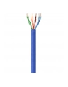 techly Kabel instalacyjny skrętka UTP Cat6 4x2 drut CCA 305m niebieski - nr 10