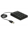 delock Klawiatura numeryczna USB 19 klawiszy czarna - nr 10