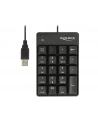 delock Klawiatura numeryczna USB 19 klawiszy czarna - nr 11
