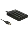 delock Klawiatura numeryczna USB 19 klawiszy czarna - nr 17
