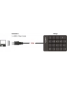 delock Klawiatura numeryczna USB 19 klawiszy czarna - nr 21