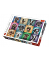 Puzzle 1000el - Zabawne psie portrety 10462 TREFL - nr 3
