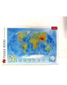 Puzzle 1000el - Mapa fizyczna świata 10463 TREFL - nr 2