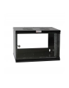 techly Szafka wisząca ECO 19cali 6U/450mm szklane drzwi zmontowana czarna - nr 19