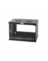techly Szafka wisząca ECO 19cali 6U/450mm szklane drzwi zmontowana czarna - nr 23