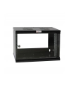 techly Szafka wisząca ECO 19cali 6U/450mm szklane drzwi zmontowana czarna - nr 25