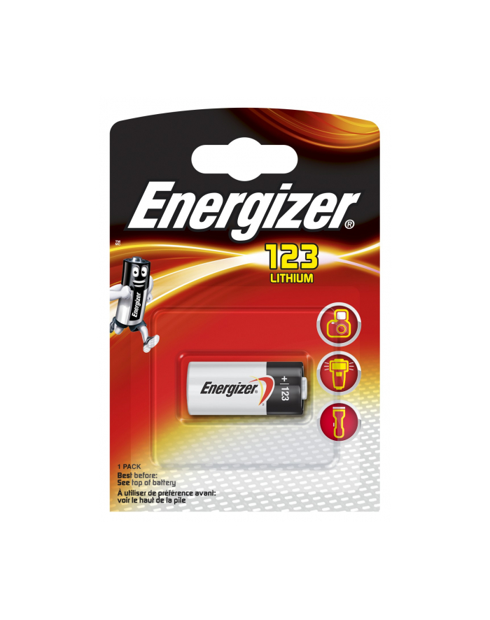 energizer Bateria Fotograficzna Lithium 123 1 szt. Blister główny