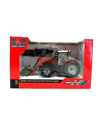 TOMY Massey Ferguson 6616 traktor + ładowacz 43082
