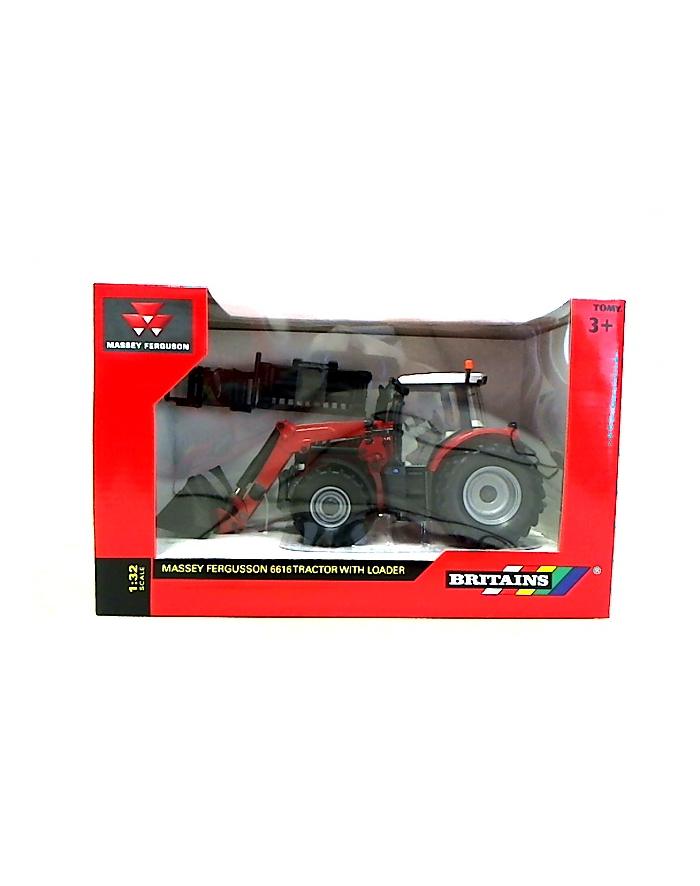 TOMY Massey Ferguson 6616 traktor + ładowacz 43082 główny