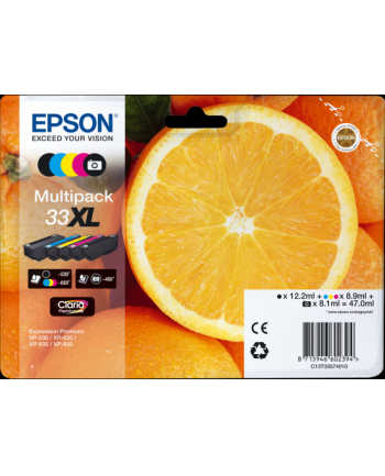 Oranges Premium Multipack Epson 4-colour Claria  33XL