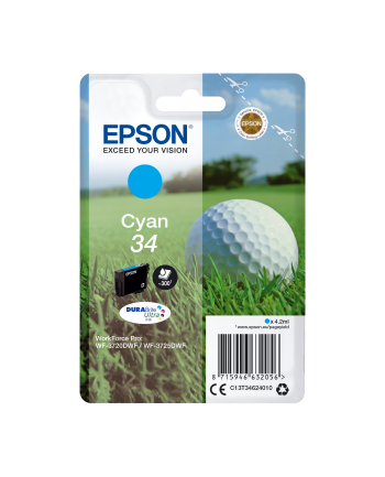 Golf ball Singlepack Epson Cyan 34 DURABrite Ultra | 4,2 ml nr 2
