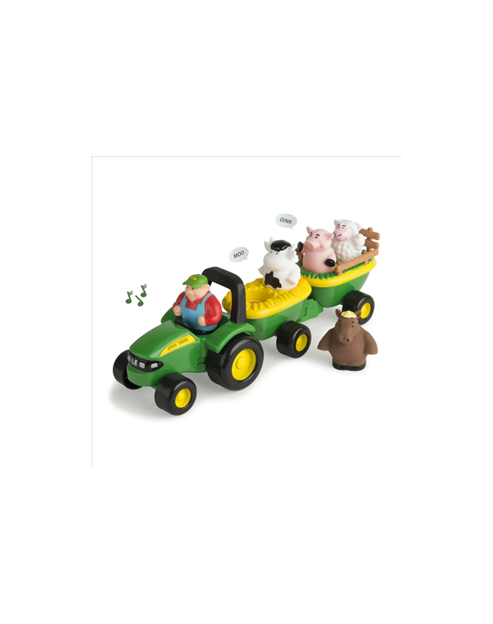 TOMY dźwiękowy traktor ze zwierzątkami 34908 główny