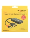 Delock Adapter DVI męski > Displayport 1.2 żeński czarny - nr 25