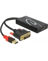 Delock Adapter DVI męski > Displayport 1.2 żeński czarny - nr 27