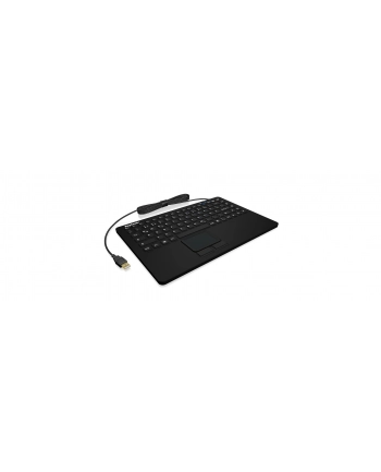 RaidSonic IcyBox KeySonic mini klawiatura wodoodporna, touchpad, przemysłowa IP68, Czarna