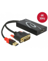 Delock Adapter DVI męski > Displayport 1.2 żeński czarny - nr 15