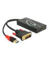 Delock Adapter DVI męski > Displayport 1.2 żeński czarny - nr 29