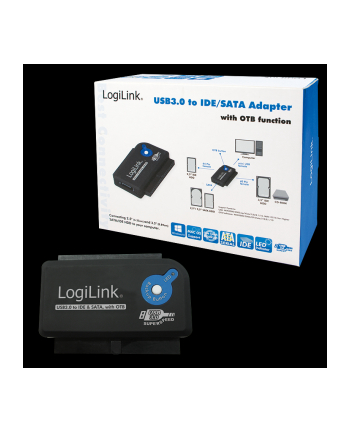 LOGILINK - USB 3.0 to IDE & SATA Adapter with OTB