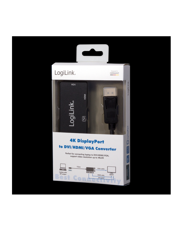 LOGILINK - 4K DisplayPort to DVI/HDMI/VGA Converter główny