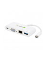 Techly USB-C 3.1 multiport adapter -> VGA/Gigabit RJ45/USB-A/USB-C PD white - nr 4