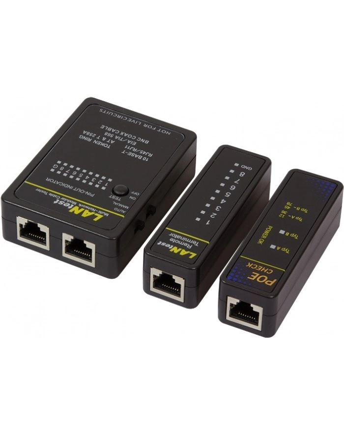 logilink Tester kabli sieciowych z PoE główny