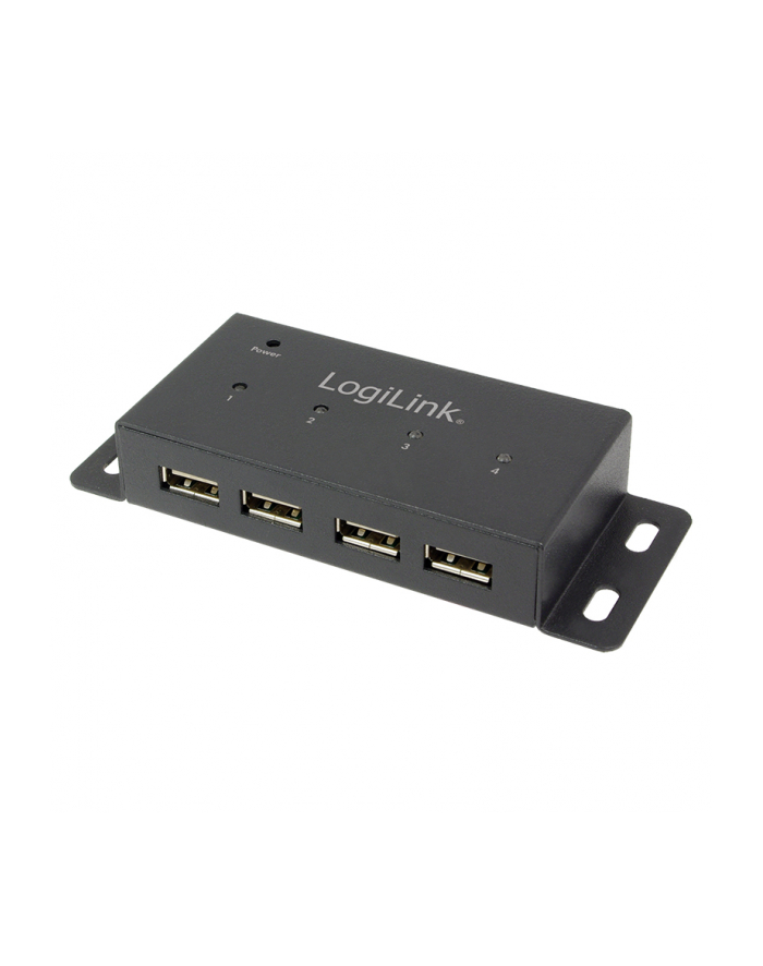 logilink Hub 4xUSB 2.0 metalowa obudowa główny