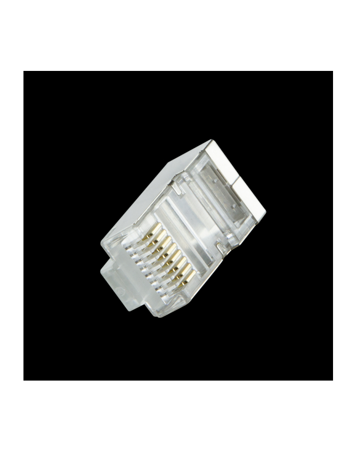 logilink Wtyki RJ45 CAT.6 z osłoną, 100szt. ekranowane, biały główny