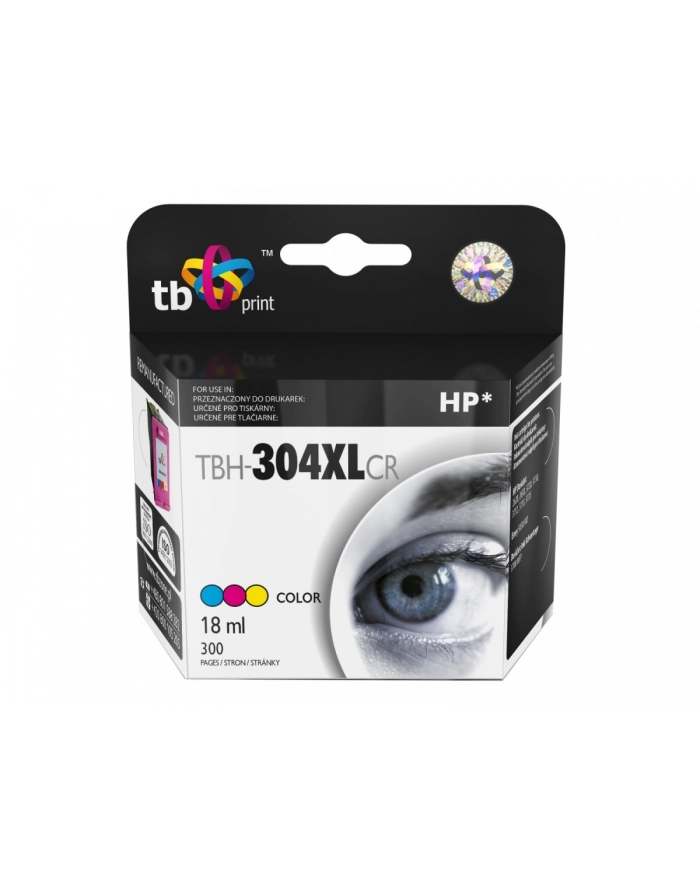 tb print Tusz do HP DJ 3700 TBH-304XLCR BK ref. główny