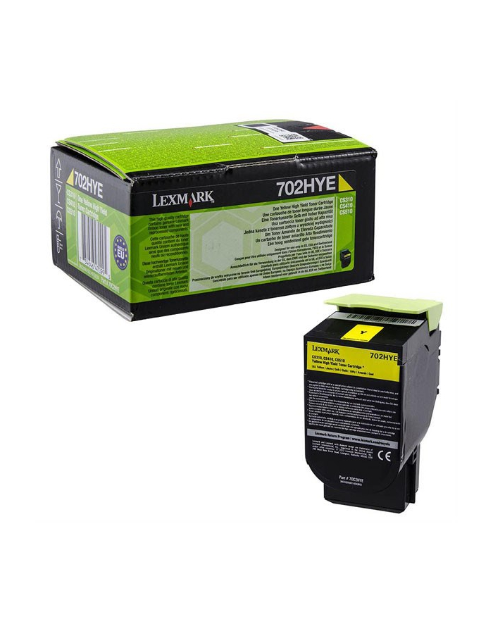 lexmark Toner 702HYE 3k yellow 70C2HYE główny