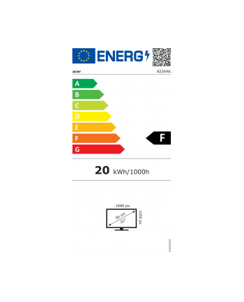 acer 21.5'' B226WLymdr nr 1