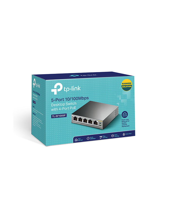 tp-link Przełącznik SF1005P 5 x FE (4x  PoE) główny