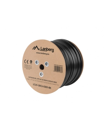 lanberg Kabel UTP Kat.5E CU 305m drut outdoor żelowany nr 2