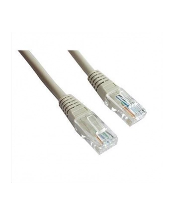 Patch cord kat.5e osłonka zalewana 10M szary nr 1