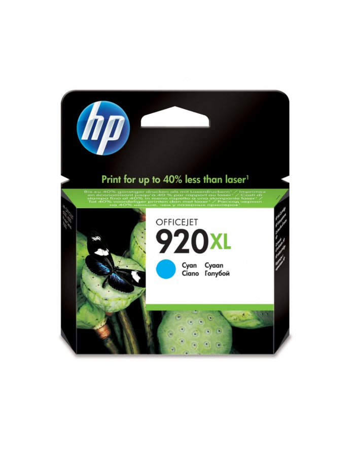 Tusz nr 920XL - CD972AE Cyan główny