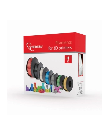 gembird Filament drukarki 3D TPE/1.75 mm/1kg/czarny nr 1