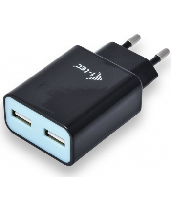 i-tec USB Power Charger 2 port 2.4A czarny 2x USB Port DC 5V/max 2.4A