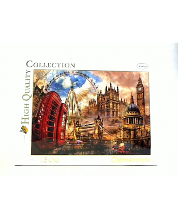 Clementoni Puzzle 1500el HQC Vintage London 31807 nr 1